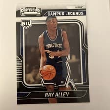Ray Allen 2024 Panini UConn Contenders Campus Legend card