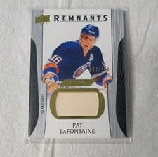 2024-25 Upper Deck Engrained Icons Remnants Pat LaFontaine #R-PL card