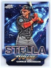 2025 Topps Cosmic Chrome Stella Nova Gunnar Henderson #SN-4 card