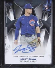 2025 Topps Update Baseball Stars Autographs Matt Shaw #BSAU-MS card