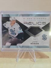 2025-26 Upper Deck Black Diamond Diamond Debut Relics Jani Nyman #DD-JN card