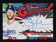 2025 Finest Gustographs Autograph Clayton Kershaw #G-CK card