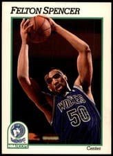 Felton Spencer 1991-92 Hoops Base Set card