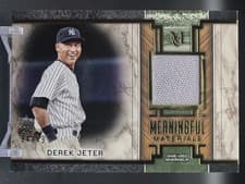 2025 Topps Museum Collection Meaningful Material Relics Derek Jeter #MMR-DJ card