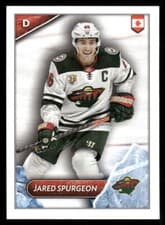 Jared Spurgeon 2021 Topps NHL Sticker card