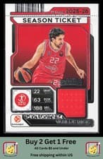 Vasilije Micic 2025-26 Panini Contenders EuroLeague Base Season Ticket card