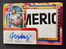 2025 Topps Chrome McDonald's All American Golden Patch Autographs Jordan Speiser #GP-JS card