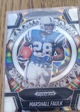 2025 Panini Prizm Black Kaleidoscopic Marshall Faulk #13 card