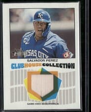 2026 Topps Heritage Clubhouse Collection Relics Salvador Perez #CCR-SP card