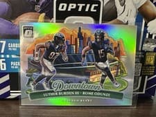 Caleb Williams / Rome Odunze 2024 Panini Donruss Optic Downtown Duos card