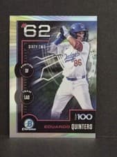 2025 Bowman Bowman Scouts Top 100 Eduardo Quintero #BTP-62 card