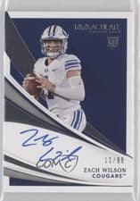 Zach Wilson Autograph 2021 Panini Immaculate Collection card