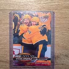 2025-26 Upper Deck UD Canvas Young Guns Brady Martin #C-223 card