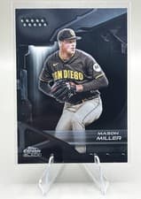 2026 Topps Chrome Black Base Set Mason Miller #124 card