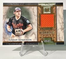 2025 Topps Museum Collection Meaningful Material Relics Gunnar Henderson #MMR-GH card