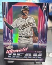 2025 Topps Cosmic Chrome Ultraviolet Beam Nick Kurtz #UB-5 card
