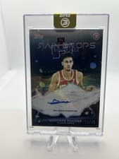 2025-26 Topps 3 Raindrops Signatures Zaccharie Risacher #RS-ZR card