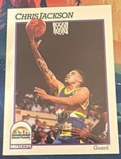 Chris Jackson 1991-92 Hoops Base Set card