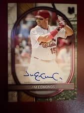 2025 Topps Museum Collection Archival Autographs Jim Edmonds #AA-JE card