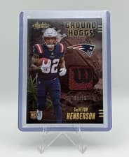 2025 Panini Absolute Ground Hoggs Materials TreVeyon Henderson #GHM-THN