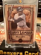 2025 Topps Heavy Lumber Willie Mays #HL-14 card