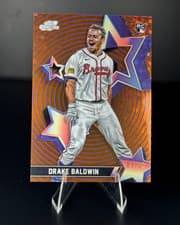 2025 Topps Cosmic Chrome StarFractor Drake Baldwin #SF-97 card