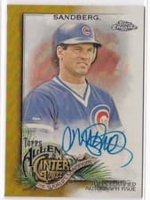 Ryne Sandberg 2021 Topps Allen & Ginter Chrome Autographs card