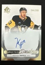 2024-25 SP Authentic Curated Signatures Kevin Hayes #SPC-KH card