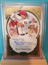 2026 Topps Tier One Prime Performers Autographs Ryan Zimmerman #PPA-RZ card