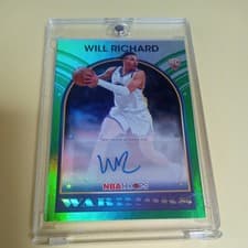 2025-26 Topps Cosmic Chrome First Flight Signatures Will Richard #FF-WR card