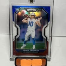 Justin Herbert 2020 Panini Prizm card