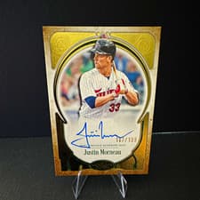 2026 Topps Tier One Prime Performers Autographs Justin Morneau #PPA-JM card