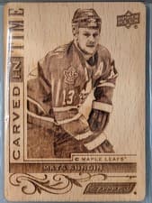 2024-25 Upper Deck Engrained Icons Carved in Time Mats Sundin #CT-SU