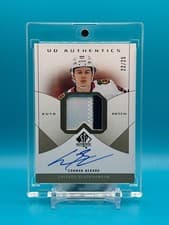 2024-25 SP Authentic UD Authentics Auto Patch Connor Bedard #UDAP-CB
