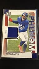 Abdul Carter 2025 Donruss Rookie Phenom Jerseys card