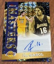 2025-26 Finest Masters Autographs Pau Gasol #MA-PG card