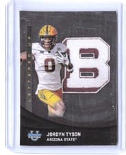 2025 Bowman University Chrome Lettered Up! Jordyn Tyson #LU-22 card