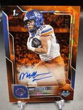 2025 Bowman University Chrome Sapphire Chrome Prospect Autographs Matt Lauter #BCA-MLA card