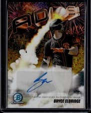 2025 Bowman Chrome Adios Autographs Bryce Eldridge #AAV-BE card