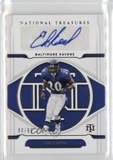 Ed Reed 2020 Panini National Treasures Signatures card