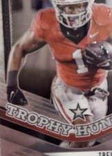 2025 Panini Prizm Draft Picks Trophy Hunting Trevor Etienne #21 card