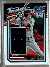 2026 Panini Stars & Stripes Prizm Throwback Materials Levi Sterling #11 card