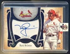 2026 Topps Tier One Top Shelf Signatures Mark McGwire #TSS-MM card
