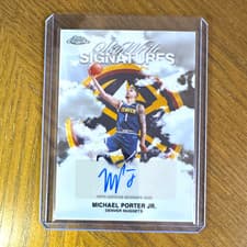 2025-26 Topps Chrome Sky Write Signatures Michael Porter Jr. #SWS-MPJ card