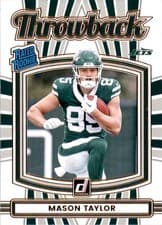 Mason Taylor 2025 Panini Select Contenders Rookie Ticket RPS card