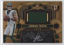 2024 Panini Gold Standard Rookie Jersey Autographs Jordan Travis #206 card