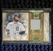 2025 Topps Museum Collection Meaningful Material Relics Riley Greene #MMR-RG card
