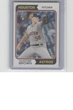 Hunter Brown 2023 Topps Heritage card