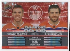 2024-25 Upper Deck Gaming Co-Op Connor McDavid / Leon Draisaitl #CGO-1 card