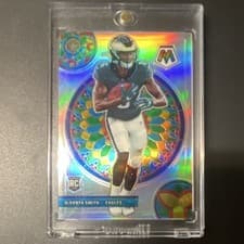DeVonta Smith 2021 Panini Mosaic Glass card